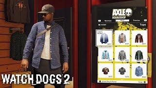 Watch Dogs 2 - All Outfits & Customizations Including DLC Clothes