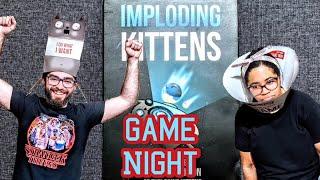 Game Night Exploding Kittens With Imploding Kittens Expansion