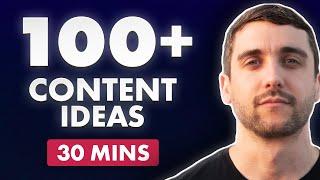 How To Generate 100+ Content Ideas Write Viral Twitter Threads & Build An Audience Online 