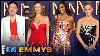 Sofía Vergara Ayo Edebiri & More MUST SEE ‘Live From E’ Red Carpet Interviews  2024 Emmys E News