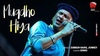 Mugdho Hiya Mur  Lyrical Video  Zubeen Garg  Jonkey  Sishu  Assamese Modern Song