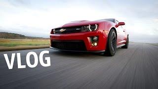 VLOG ● 250 кмч на Chevrolet Camaro  Американские горки VR