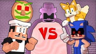 Peppino Vs Sonic.exe  Pizza Tower - EXE level - Animated