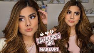 VALENTINES DAY MAKEUP LOOK QUICK SIMPLE & EASY TUTORIAL