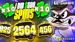 I DID $500 SPINS ON LE BANDIT and IT PAID MASSIVE RECORD WIN