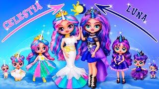 Sisters Celestia and Luna Save the Family My Little Pony 32 DIYs