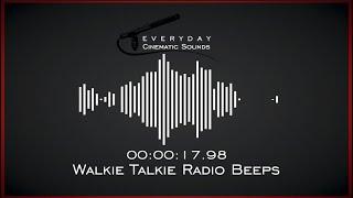 Walkie Talkie Radio Beeps  HQ Sound Effects