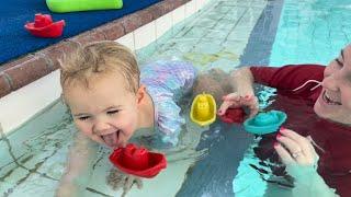 Swimming Lesson For Lulu 22 Months