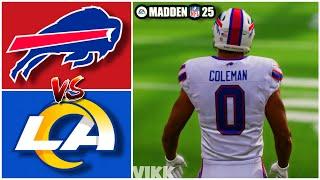 Bills vs Rams Week 14 Simulation Madden 25 Rosters