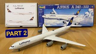 Assembly  Revell + BrazModels 1144 scale Airbus A340-600 Lufthansa Modified Part 2  Zocker J