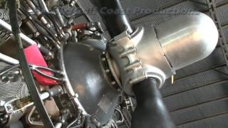 B-17 WrightCyclone R1820 overview Engine #4 on Chuckie the B-17