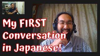 Speaking Japanese after 9 months of study - Italki with Yoshito-san