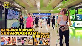 Suvarnabhumi Airport  Bangkok International airport ARRIVAL  August 2023 