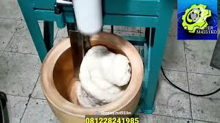 mesin tumbuk penumbuk Uli ketan 0.2 dinamo 05hp sticky rice pounder もち米搗き機 glutinous rice pounder