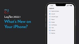 New iOS Navigation 2022 - LogTen Digital Pilot Logbook