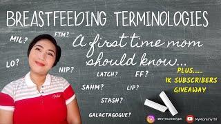 BREASTFEEDING TERMINOLOGIES - A FIRST TIME MOM SHOULD  KNOW  MYMOMMY TV