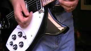 Rickenbacker 330 Jetglo Overview - Review - Demo with a Fender Blues Junior Amp