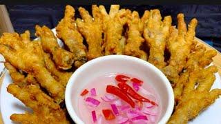 EXTRA CRISPY FRIED CHICKEN FEET CRISPY OUTSIDE JUICY INSIDE  EASY TO COOK