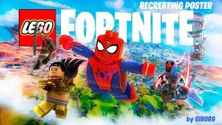 Recreating FORTNITE Chapter 3 Season 1 Poster in LEGO