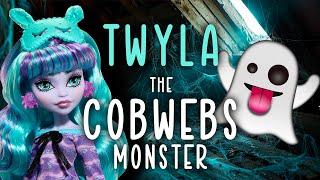 COBWEBS GIRL  I REDESIGNED TWYLA MONSTER HIGH DOLL  Repaint by Poppen Atelier