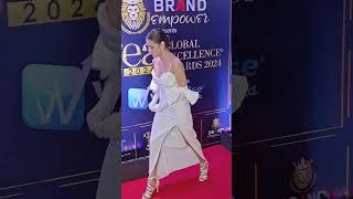 Isha Malviya Looking So Beautiful  Arrive At Global Excellence Awards 2024 #ishamalviya