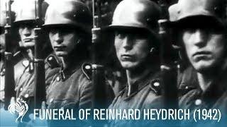 Funeral Of Nazi SS Reinhard Heydrich aka Butcher of Prague 1942  British Pathé