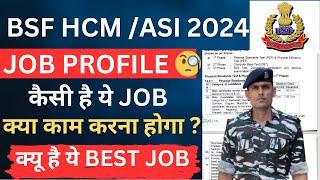 BSF HCM JOB PROFILE  bsf hcm job preference   क्या काम करना पड़ता है ? 