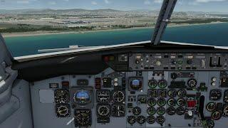 Aerofly FS 4  default 737-500  LEIB-LEBL  from Takeoff to Landing