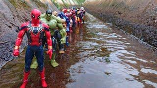 AVENGERS SUPERHERO TOYSAction FiguresUnboxing Spiderman Ironman Hulk Thor Captain America.
