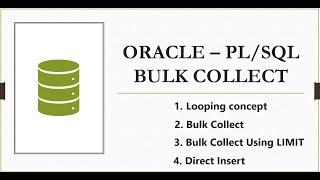 Oracle PL SQL  Learn Bulk Collect and FOR ALL  Bulk Collect and LIMIT With Example