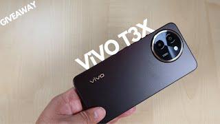 Vivo T3X 5G Unboxing & First Look  Giveaway - 6000mAh  44W Fast Charging @12499*