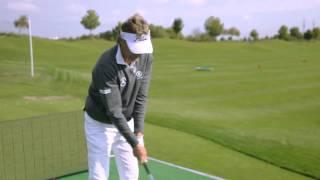 Bernhard Langer explaining how to Draw and Fade the golf ball