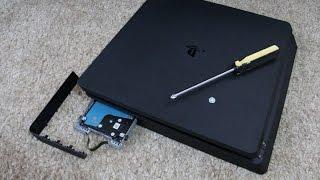 Tutorial How to Change PS4 Slim Hard Drive and Install System Software