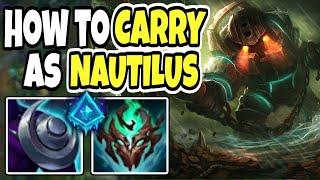 Challenger support shows how to carry with NAUTILUS SUPPORT in any ELO  13.20 League Of Legends