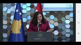 Kosova Cumhurbaşkanı Vjosa Osmani Türkçe konuştu