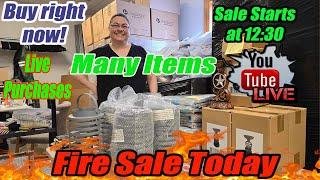 Live Fire sale buy direct from me. Stone Figurines Clothes Mystery boxes Home decor & much more.