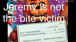 Fnaf 2 theory Jeremy is not the bite victim