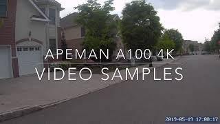 APEMAN A100 4K Video Samples