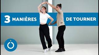 COURS de SALSA COLOMBIENNE  Comment TOURNER en SALSA  3 TECHNIQUES