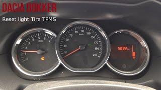 Dacia Dokker Reset Tire Pressure Pneumatici TPMS