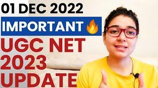 UGC NET 2023 IMPORTANT LATEST UPDATE BY SHEFALI MISHRA  UGC NET 2022  UGC NET