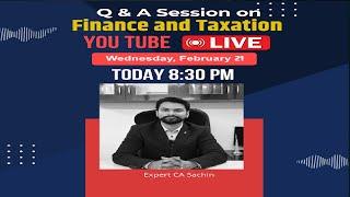 Expert CA Sachin Financial Education  is live.