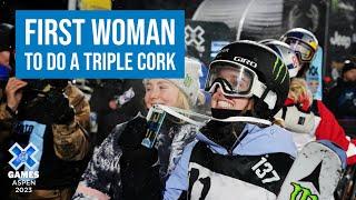 First Triple Cork by a Female Skier Megan Oldham  X Games Aspen 2023