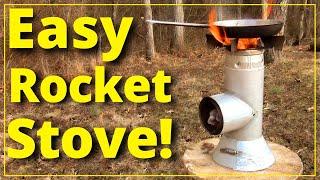 Easy DIY Rocket Stove So Simple