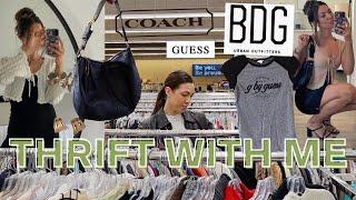 thrift with me for spring I am so ready for spring 2023 + try on thrift haul