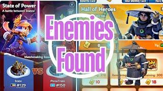 State Vs State #129 vs #150 Enemies Found  Hall of Hero 