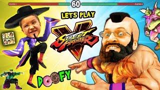 LETS FIGHT in STREET FIGHTER 5 Doofy Butt Scratching Donuts FGTEEV Mike & Duddy Gameplay