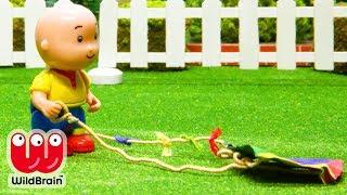 Caillou Videos For Kids  Caillou Kite Flying  Stop Motion Series  Toy Store - WildBrain