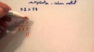 Multiplication column method - Corbettmaths