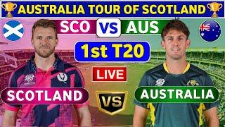 Australia vs Scotland 1st T20  AUS vs SCO 1st T20 Match Live Score & Commentary Australia T20 Live